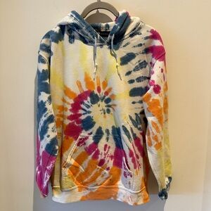 JET John Eshaya Multicolor Tie Dye Hoodie size Petite/Small